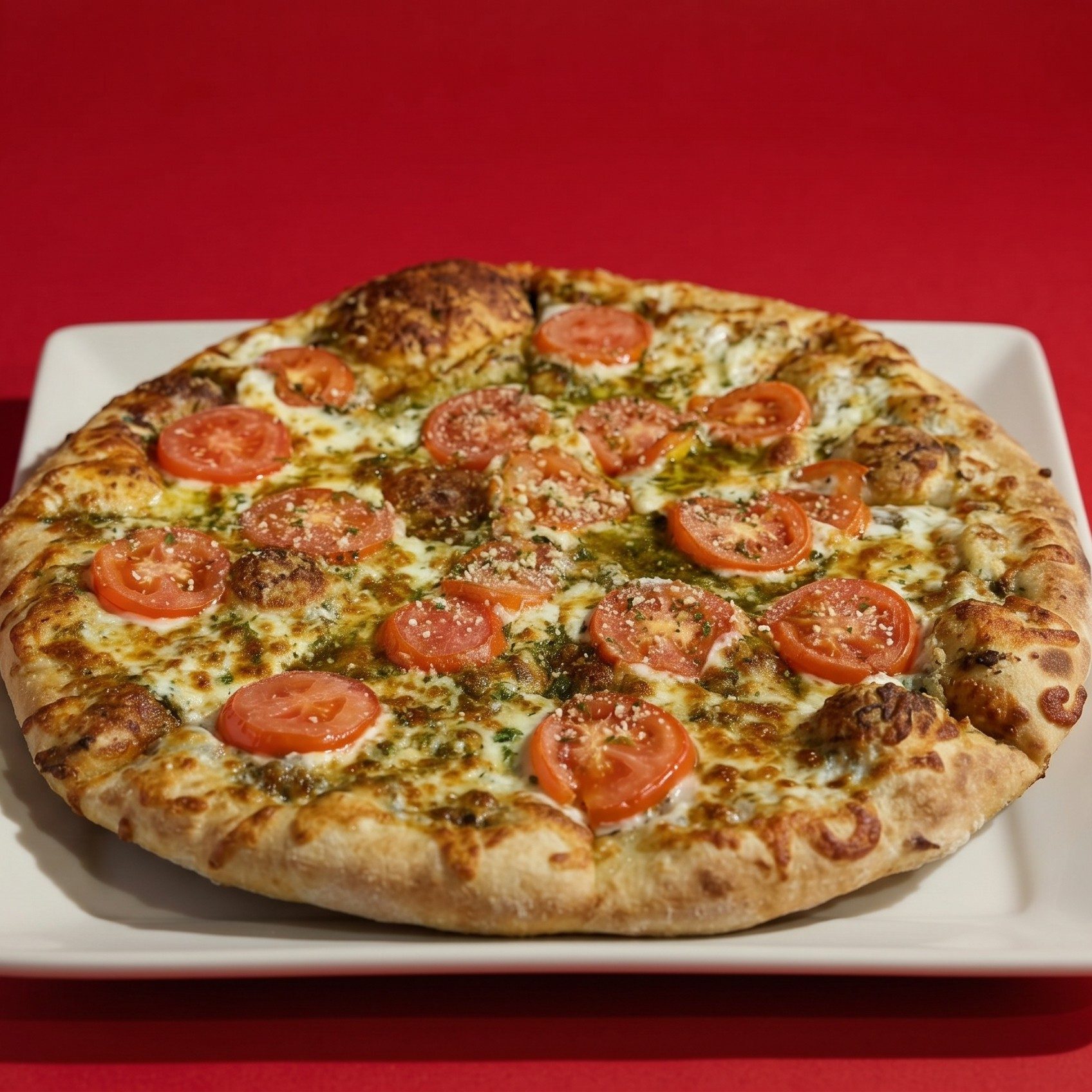 White PIZZA.