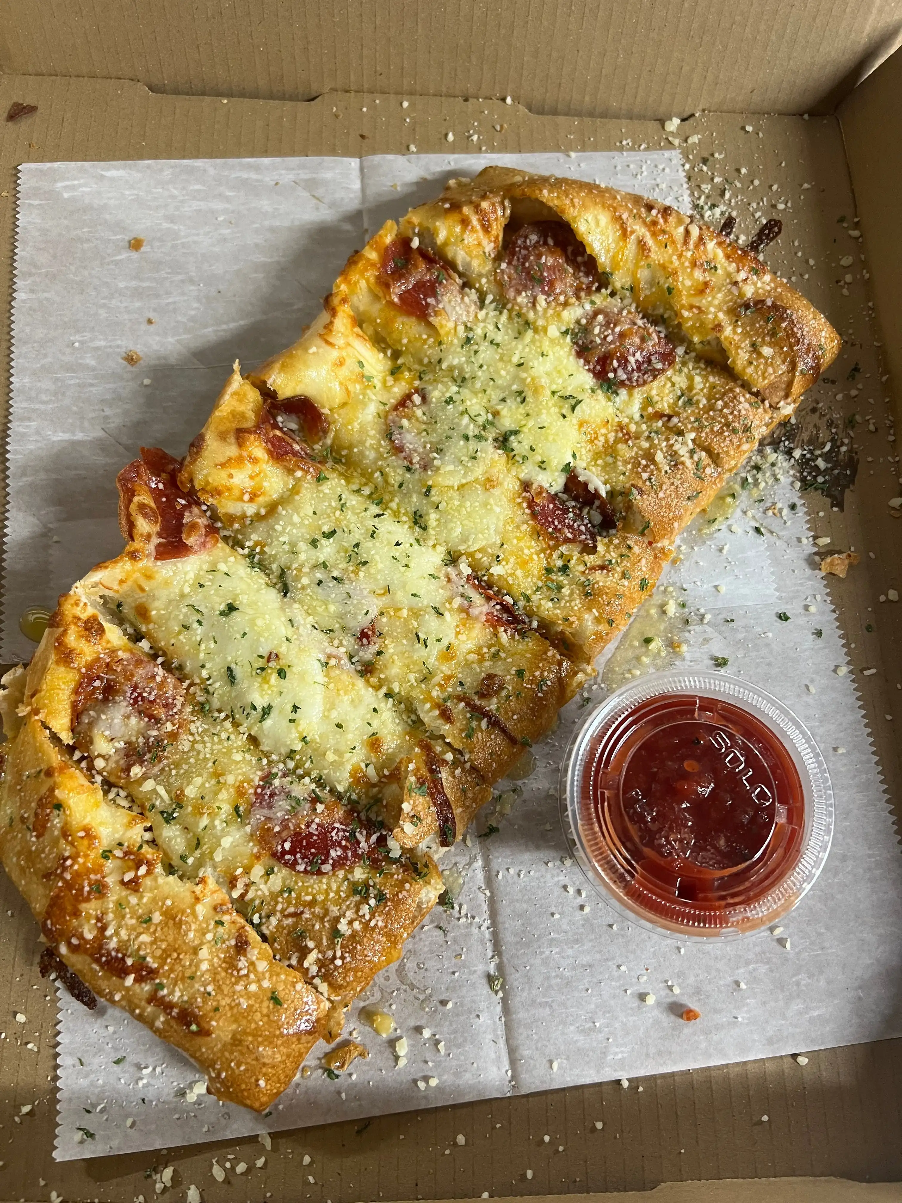 Stuffed Cheesy Bread.