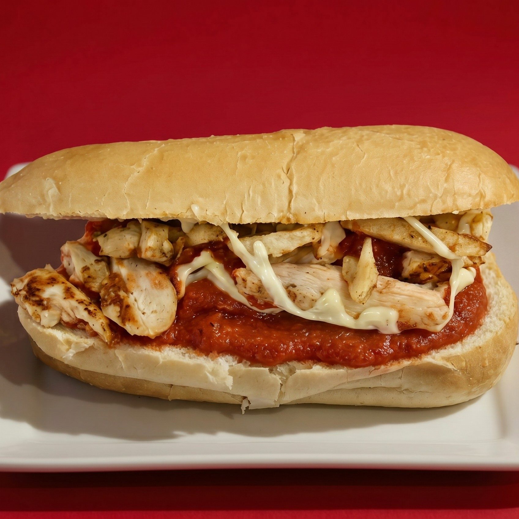Chicken Parm Sub.
