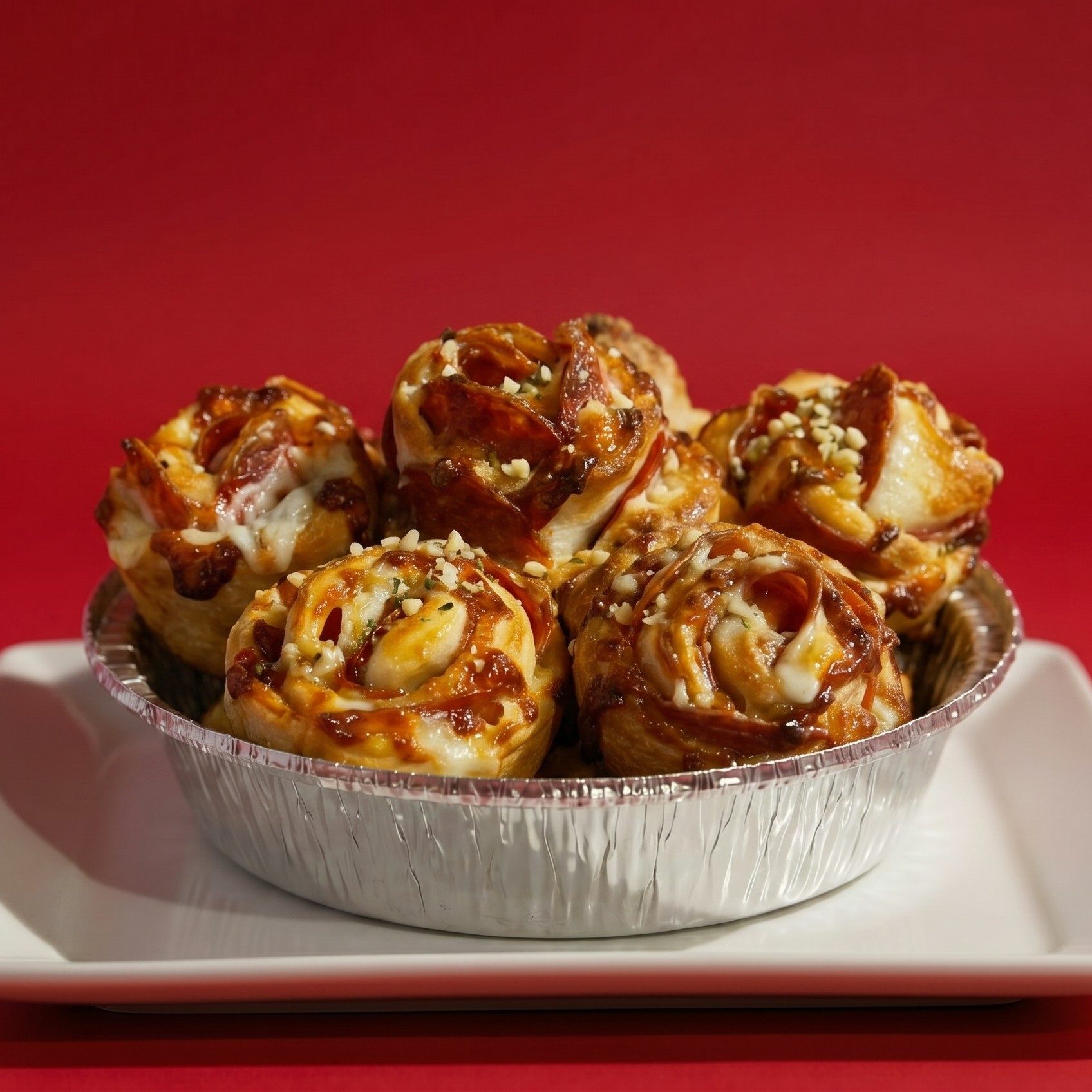 Buffalo Chicken Pinwheels.