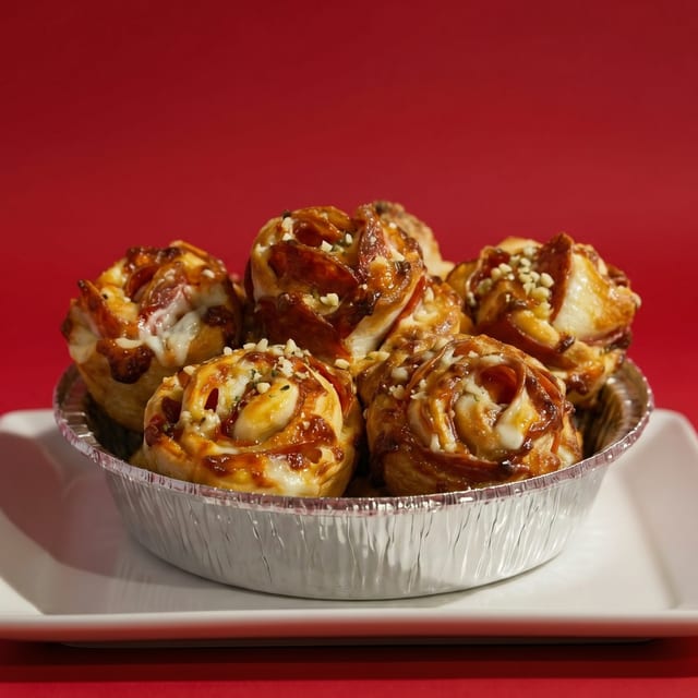 Buffalo Chicken Pinwheels.