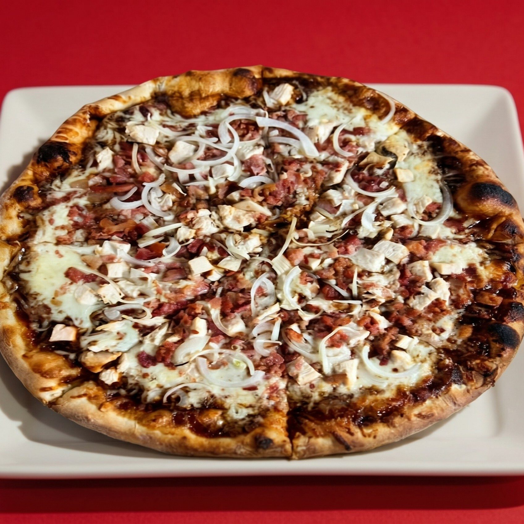 BBQ Chicken PIZZA.