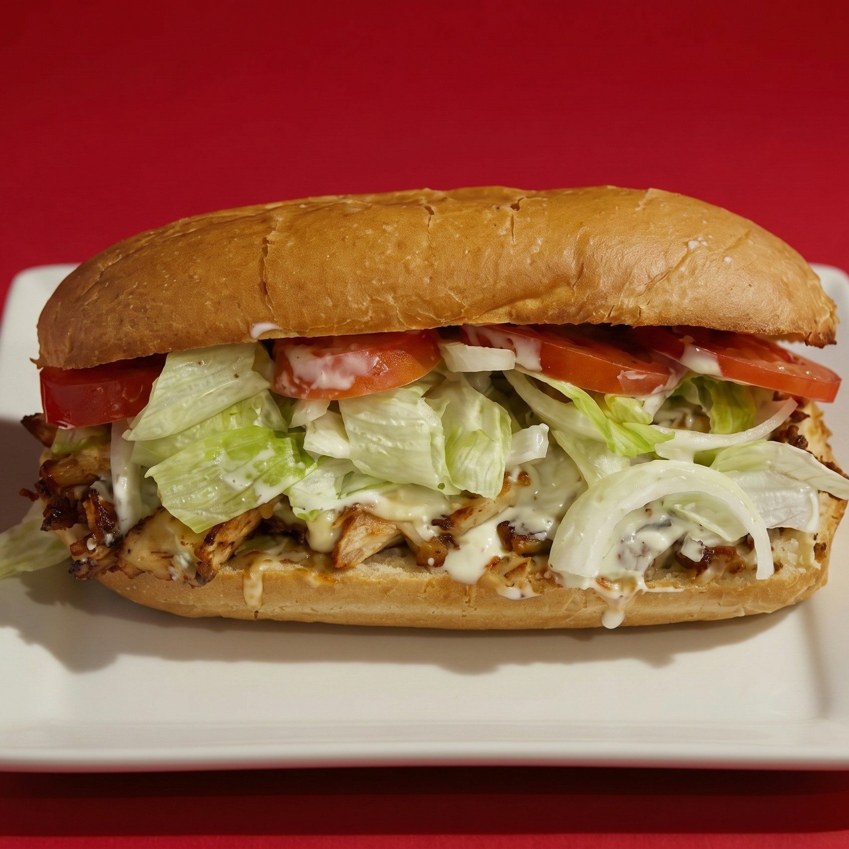 Chicken, Bacon & Ranch Sub.
