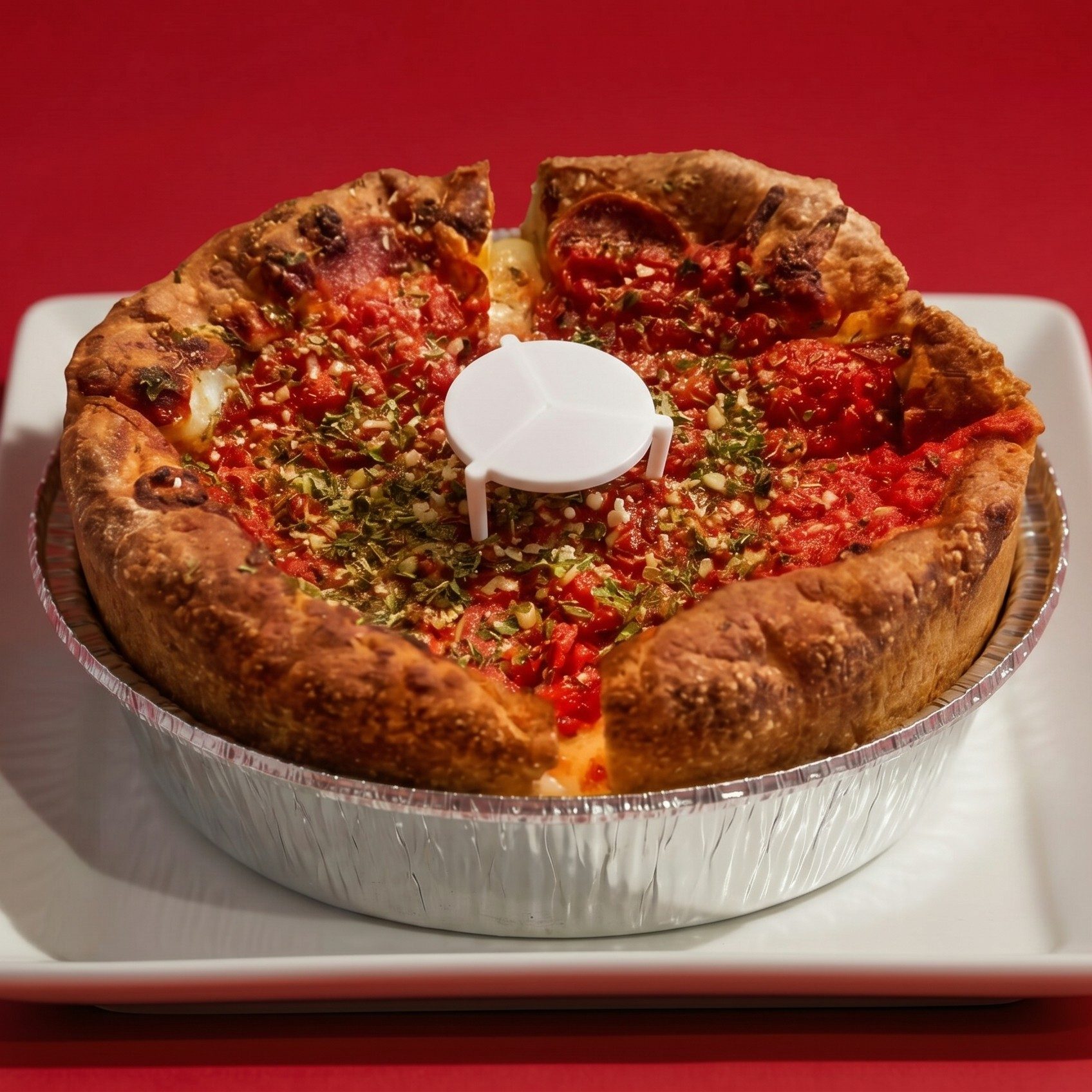 Personal Size Deep Dish PIZZA.