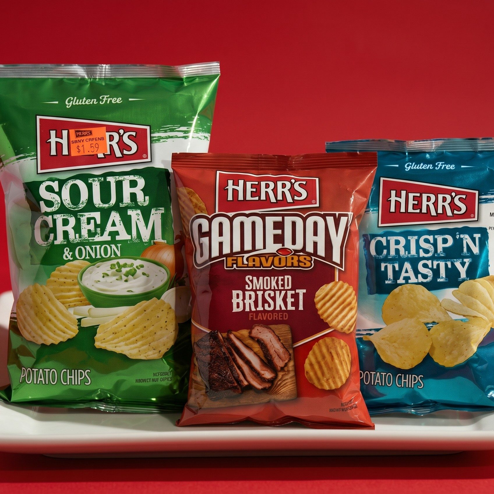 Herr's Brand Chips and Snacks.