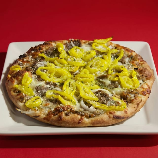 Angry Gyro Pizza.