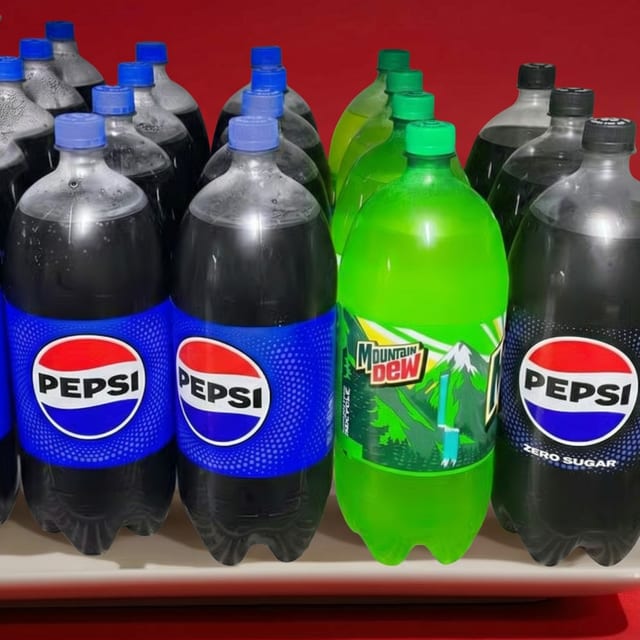 2 Liter Soda Bottle.